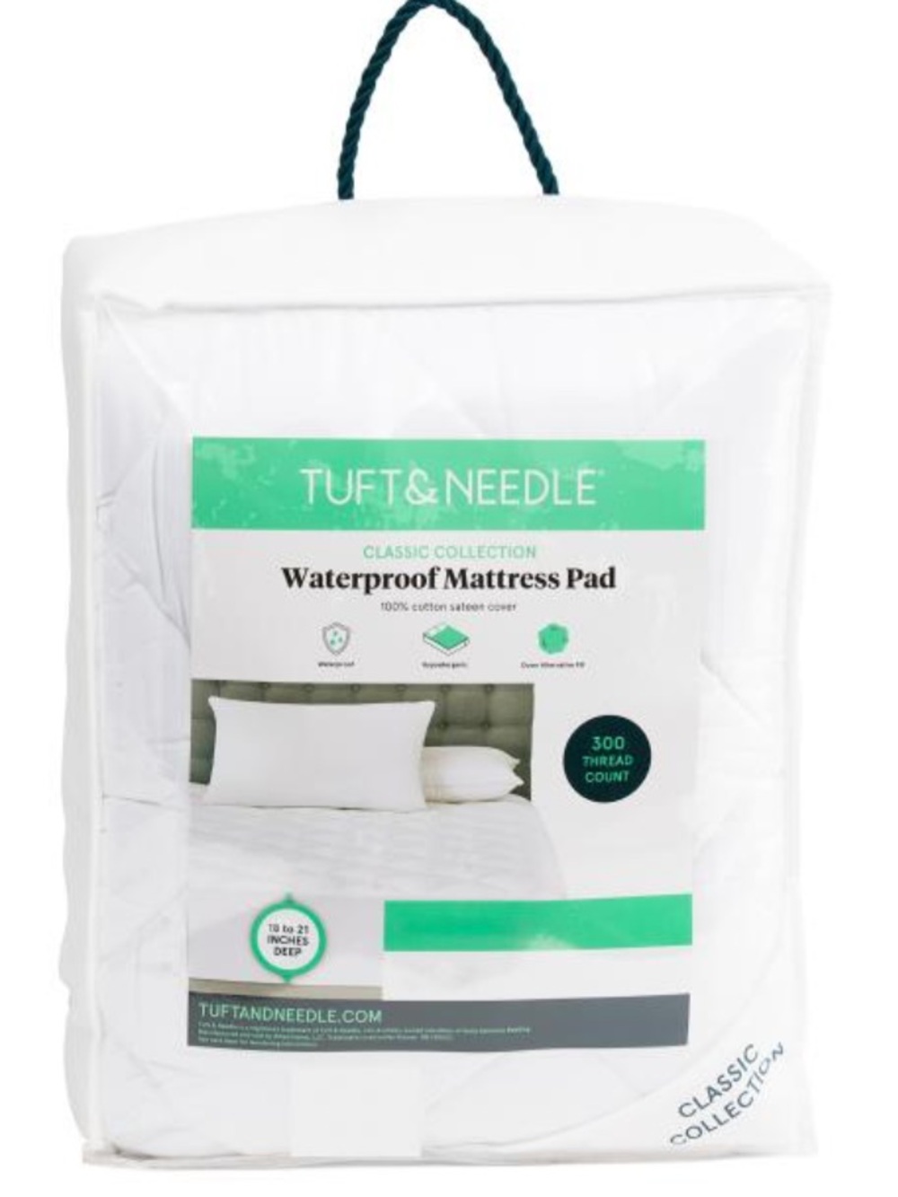 TUFT & NEEDLE cotton sateen luxury mattress pad